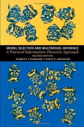 Front cover of Burnham and Anderson's 2002 book