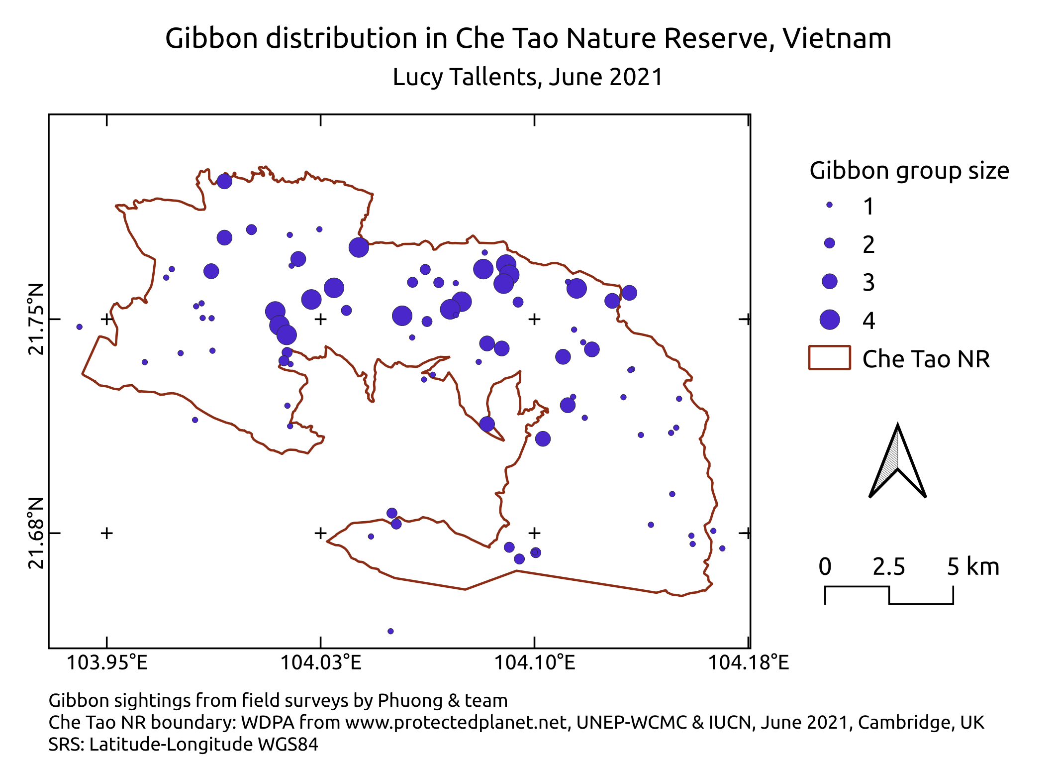 Map with metadata added