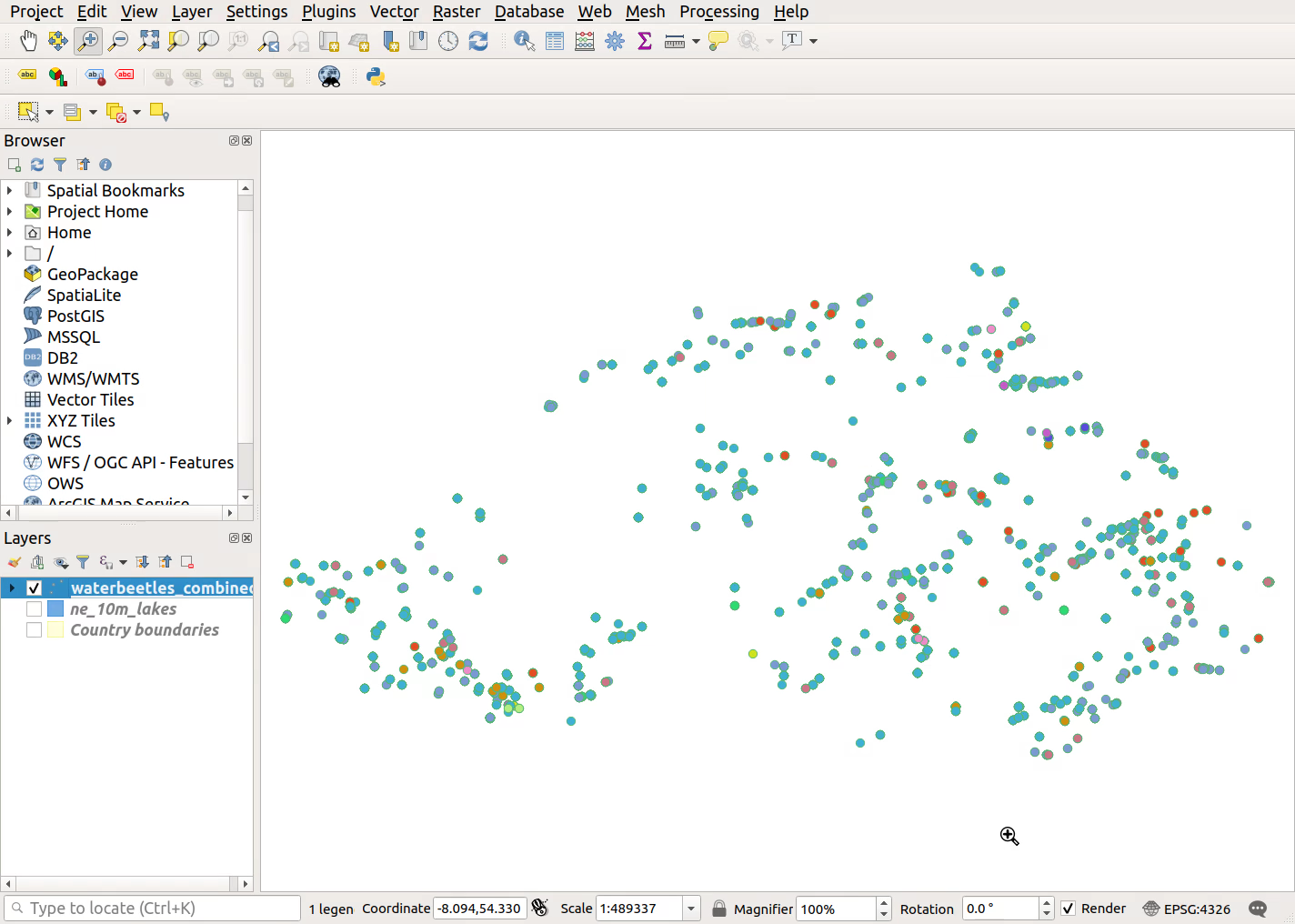 QGIS screenshot: View new symbols