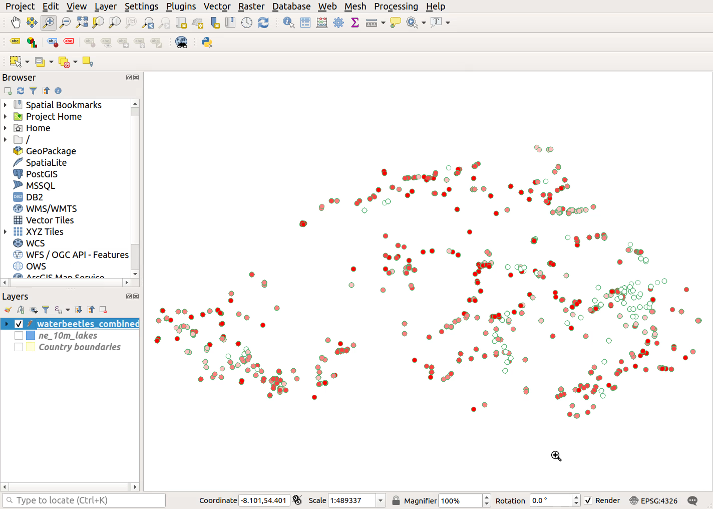 QGIS screenshot: View new symbols